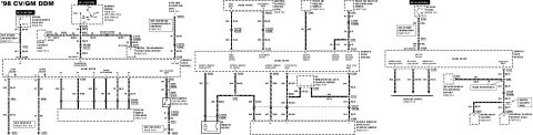 1994 Ford Crown Victoria - Driver's Door Module for '98 Crown Vic & Grand Marquis.