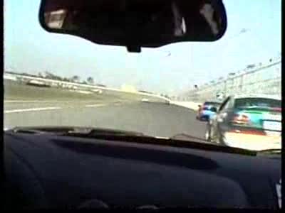 1995 Ford Mustang - Incar video from Teri MacDonalds Firebird chasing 95R #39 at the 1998 Daytona Motorola Cup Race.