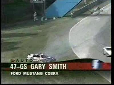 1995 Ford Mustang - The Zippo 47 Cobra R goes for a wild ride at the 1998 Mosport Speedvision Cup race.