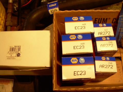 1988 Ford Bronco - Napa part numbers for the fuse panel, relay pigtails, and 30amp relays.