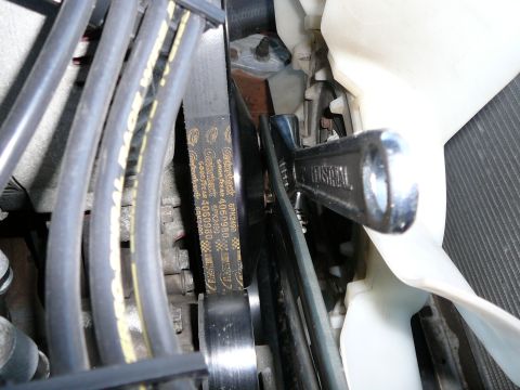 1997 Mercury Grand Marquis - Step 3: Removing the thermostatic fan will require a pulley wrench. You can get these vehicle specific but I opted to get the universoal wr…