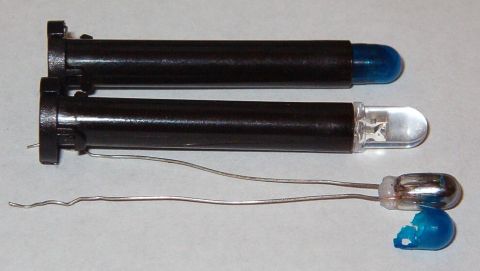 1999 Ford Crown Victoria - With the lip still on the LED, the assembly is probably too long for the switch, and the leads aren't long enough.