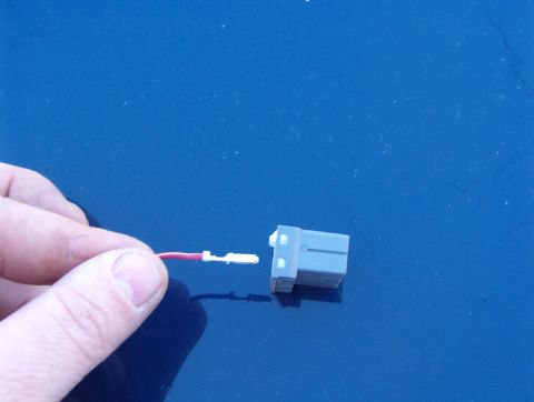 1999 Ford Crown Victoria - Now, the terminal can be inserted into another similar connecotor, or a different socket in the same connector.