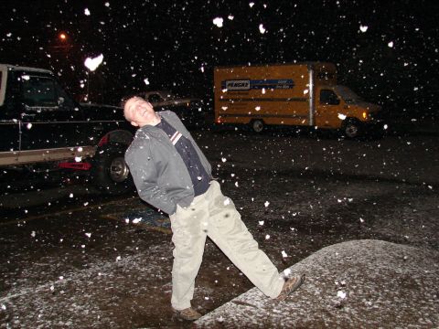 1996 Ford Bronco - being goofy in the snow