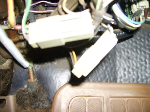 1982 Ford LTD Crown Victoria - Under the drivers side dash, both used for some Tripminder functions.