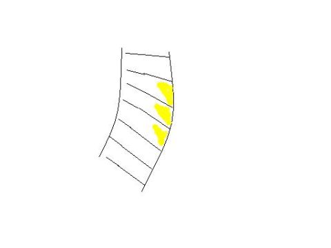 1991 Ford Bronco - Rough hand-drawn sketch with highlighted areas, not a classifiable technical document.