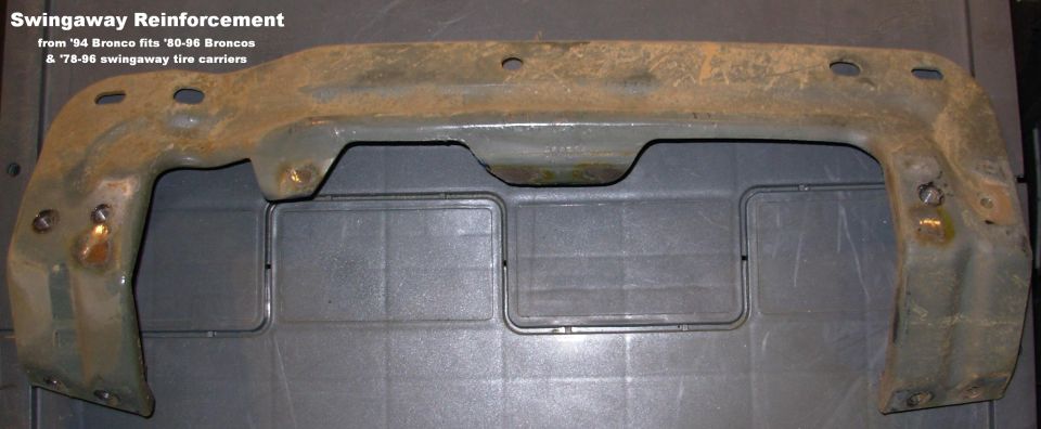 SOLD Swingaway Bracket for adding a tire carrier to a truck not originally equipped. Requires removal of quarter panel.