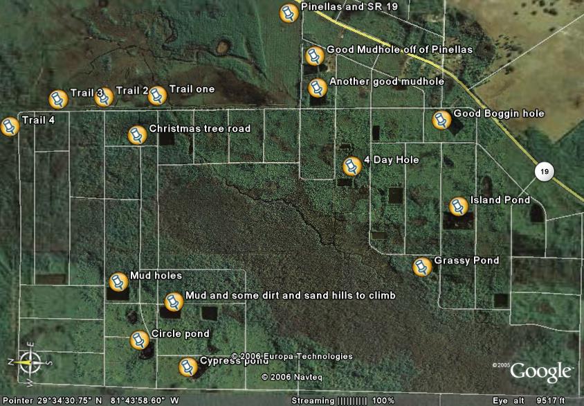 Mondex trails and Mudholes marked