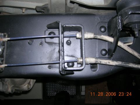 1996 Ford Bronco - Extended parking brake mounts