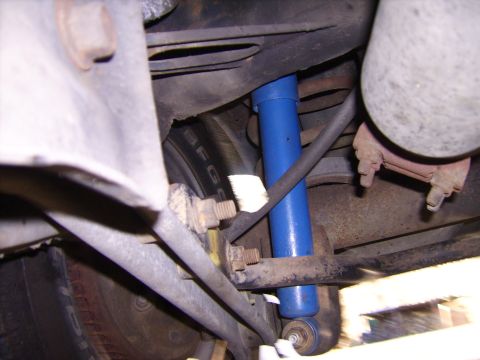 1982 Ford Crown Victoria LTD - Shows the Rear Swaybar attachment and new rear shocks.