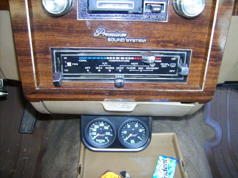 1982 Ford Crown Victoria LTD - My Summit Gauges, the water temperature one is off by about 40 degrees. Don't go cheap on gauges!
