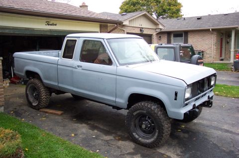 1987 Ford Ranger - All ready and prepped for the paint job.