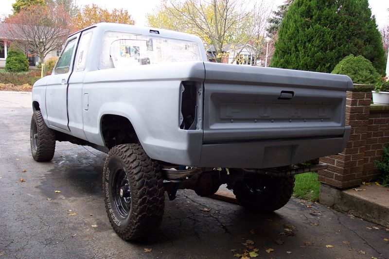 I put the bolts in the tail gate to fill in the holes that were left when I removed the aluminium  cover panel.
