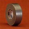 1994 Ford Bronco - A close-up view of a roll of silver duct tape, isolated on an orange surface.