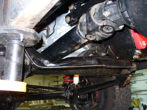 1978 Ford Bronco - x-member mod for clearance