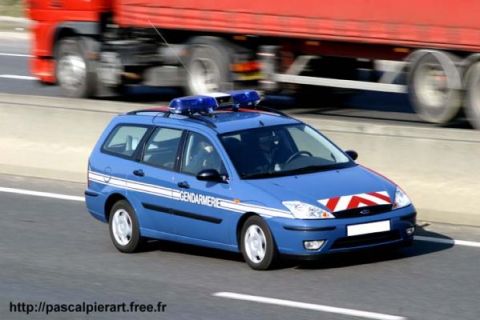 1991 Ford Crown Victoria - the same station wagon, from Gendarmerie nationale - Autotitre.com web site