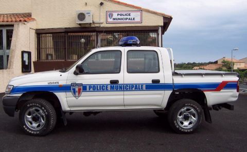 1991 Ford Crown Victoria - city of Leucate/France Toyota Hi-Lux, from Autotitre.com