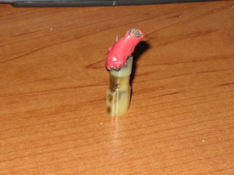 1995 Ford Bronco - Burnt connector after removal