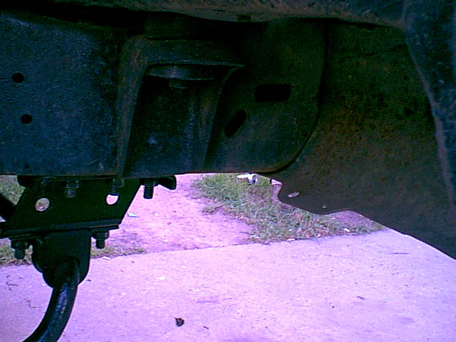 This is the stock front Body mount before the 3" body lift and poly mount gets installed.