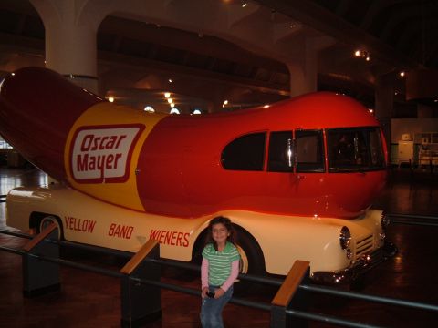 1971 Ford Ranchero - My girl and the Weiner Mobile.