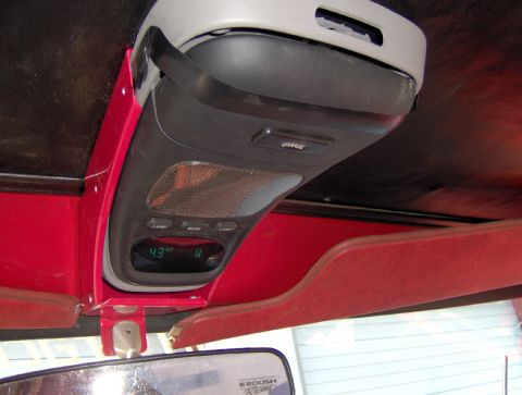 1978 Ford Bronco - Pre-fitting the Explorer overhead console