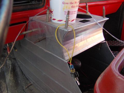 1978 Ford Bronco - Proto-type console before powdercoat