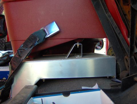 1978 Ford Bronco - side-view of 1200 watt amp enclosure