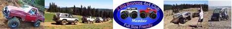 1996 Ford Bronco - 2 Big Broncos Banner