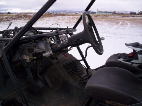 1984 Ford Bronco - temp set-up of interior