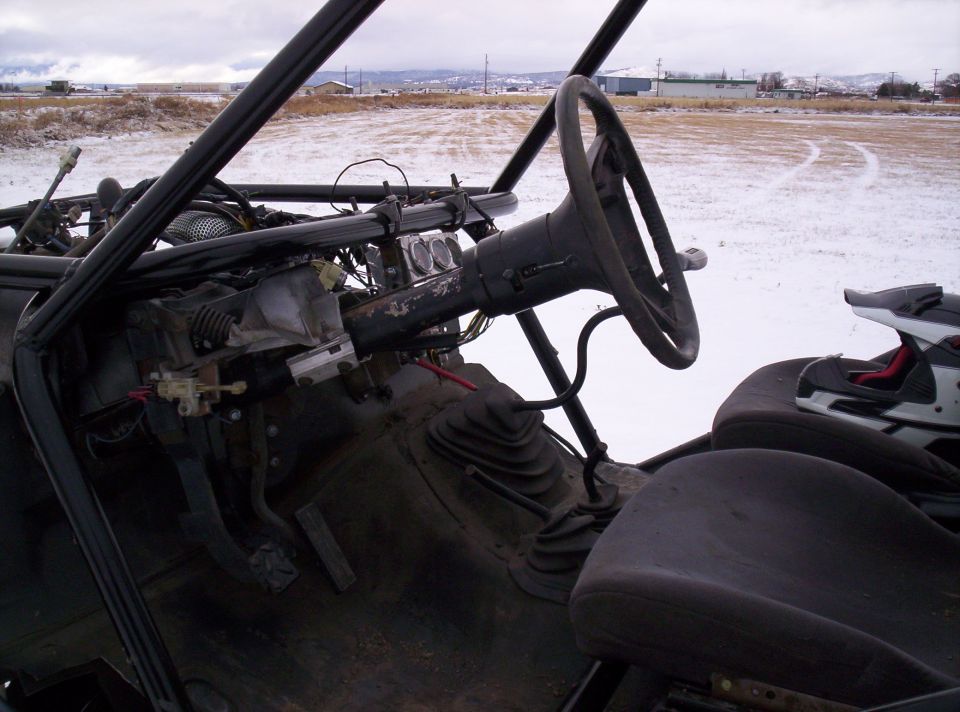 temp set-up of interior