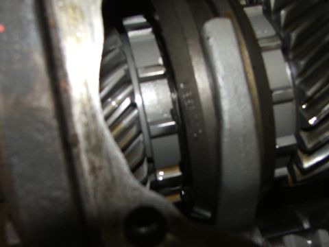 1965 Ford Mustang - Transmission gears are visible in this close-up shot, showing internal mechanical components.