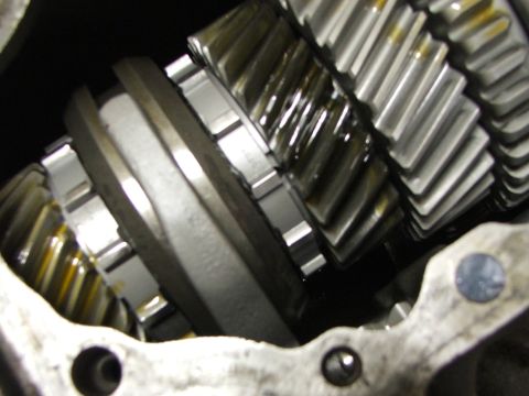 1965 Ford Mustang - Transmission gears are visible in this close-up shot.
