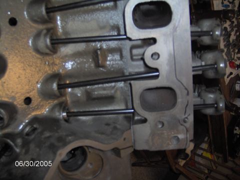 1978 Ford Bronco - This image shows a close-up of an engine's cylinder head with pushrods, not a complete vehicle.