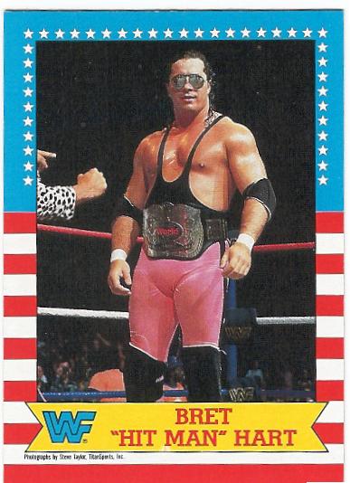 1991 Ford Bronco - This is a trading card wrestler Bret "Hit Man" Hart.