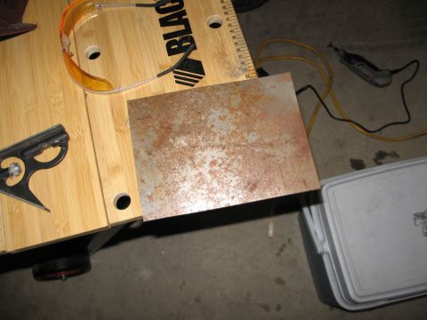1995 Ford Bronco - Tools and materials are laid out on a workbench, ready for a project.