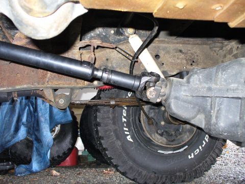 1978 Ford Bronco - rear driveshaft angle