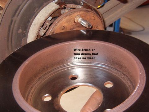 1999 Ford Crown Victoria - Before replacing the rotors, make sure they're clean & free of rust on the friction surfaces. If necessary, have them resurfaced on a lathe…