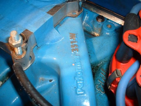 1985 Ford Bronco - Engine part labeled 'Performer 351W' is visible in the engine bay.