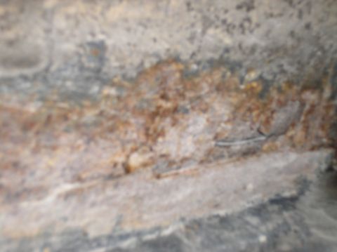 1978 Ford Bronco - Close-up view of heavily rusted metal, with the Supermotors logo visible in the lower right corner.