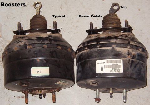 1999 Ford Crown Victoria - My old POLice booster has suffered from a leaking master cylinder reservoir, but it still worked fine. The booster for the power pedals has…