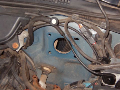 1999 Ford Crown Victoria - Just a (blurry) shot of the firewall with the booster removed.