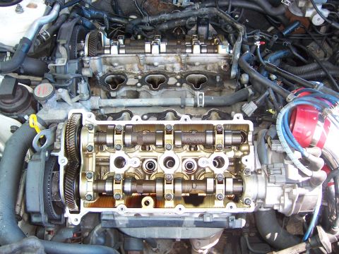 1994 Ford Probe - Intake was a Bitch to take off.