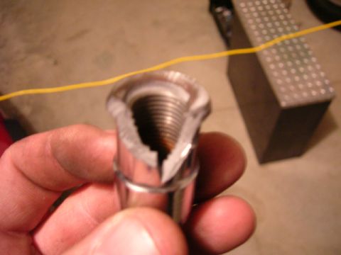 1979 Ford Bronco - This lug nut appears to have stripped threads, making it unusable.