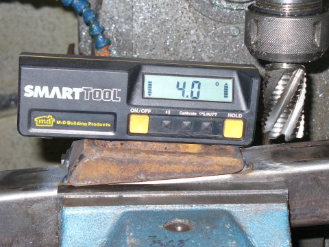 1978 Ford Bronco - about to cut 4 deg off of 10 deg wedge