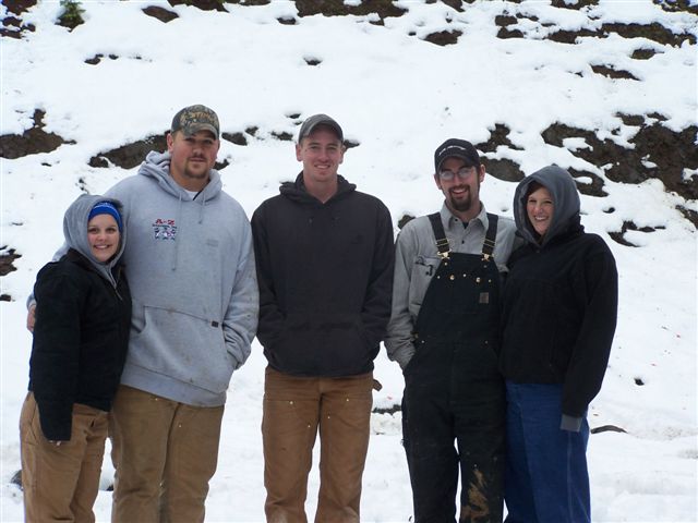 From left   Whitney,Josh Danny Me Jen