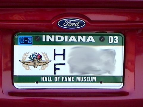 2002 Ford Taurus - My license plate :)