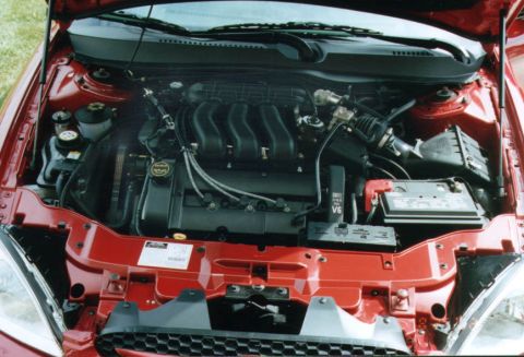 2002 Ford Taurus - The engine after a little over 3 months and 3,999 miles. I keep her clean :) Shot 3