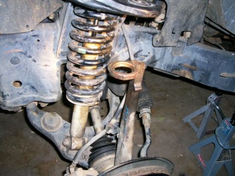1993 Ford Bronco - Knuckle/spindle with upper ball joint removed