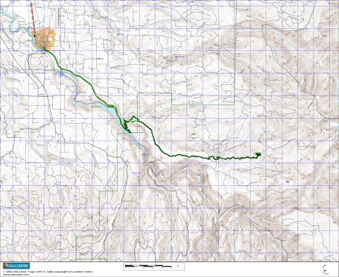 1996 Ford Bronco - Mt. Hood Christmas Tree Run Map (12/9/2006)