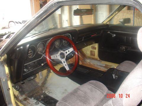 1973 Ford Ranchero - bucket seats out of a mopar.